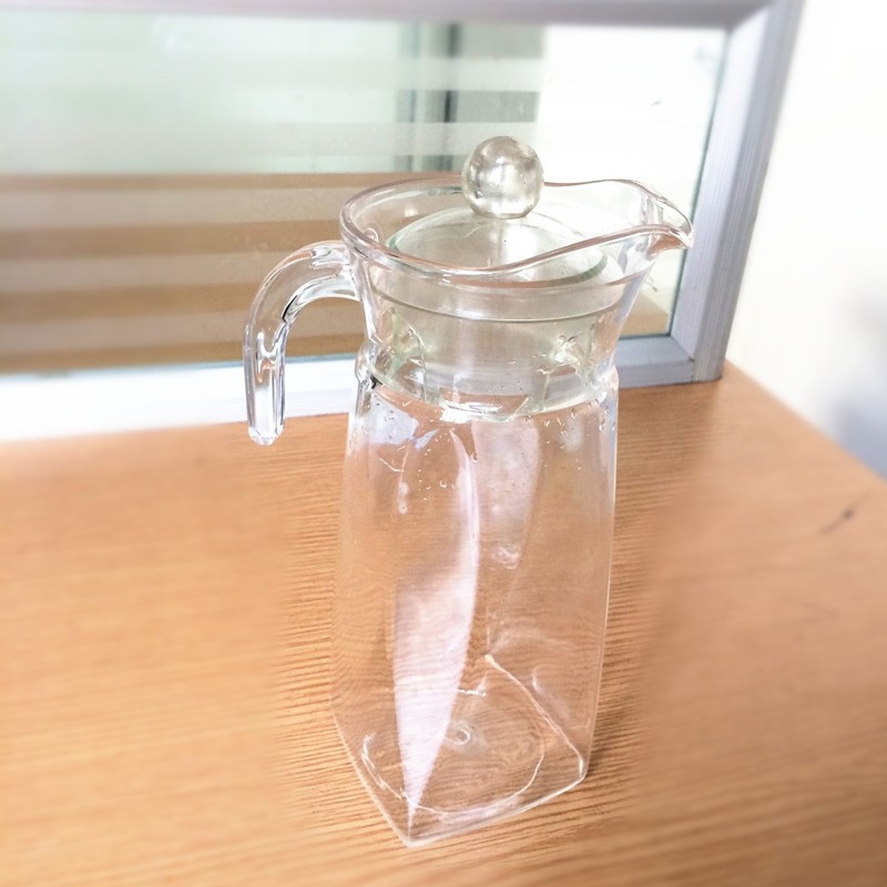 Decanter din plastic și carafă de vin, 1000 ml, transparent, material policarbonat, design modern