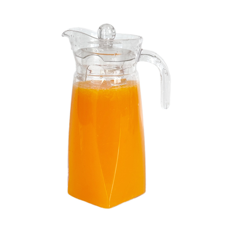 Decanter din plastic și carafă de vin, 1000 ml, transparent, material policarbonat, design modern