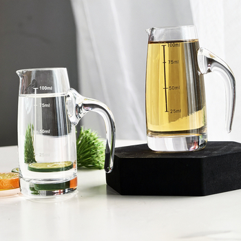 Decantor din cristal pentru băuturi, cu scară de măsurare, pentru uz casnic, hoteluri și restaurante