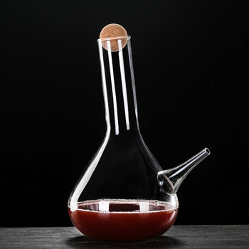 Decantor din sticlă borosilicat, stil nordic, pentru uz casnic, capacitate 1000 ml sau mai mult