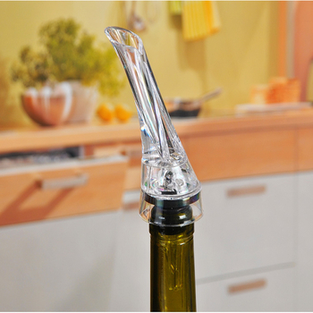 Nine Wu decantor de vin din acrilic, cu design de cioc de vultur, în cutie cadou