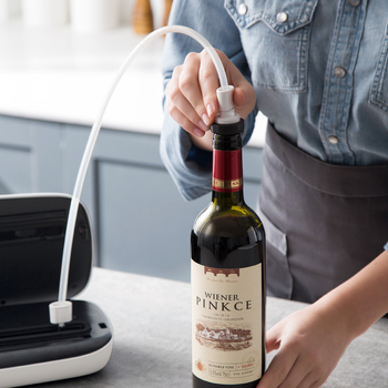 Dop din silicon pentru sticla de vin, vid pentru conservarea prospețimii