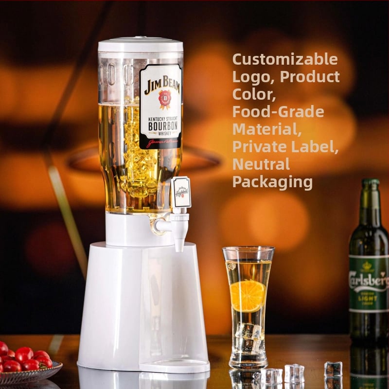 2L dávkovač nápojov s kohútikom, pre ľadové víno a točené pivo, veľká kapacita, domáce použitie