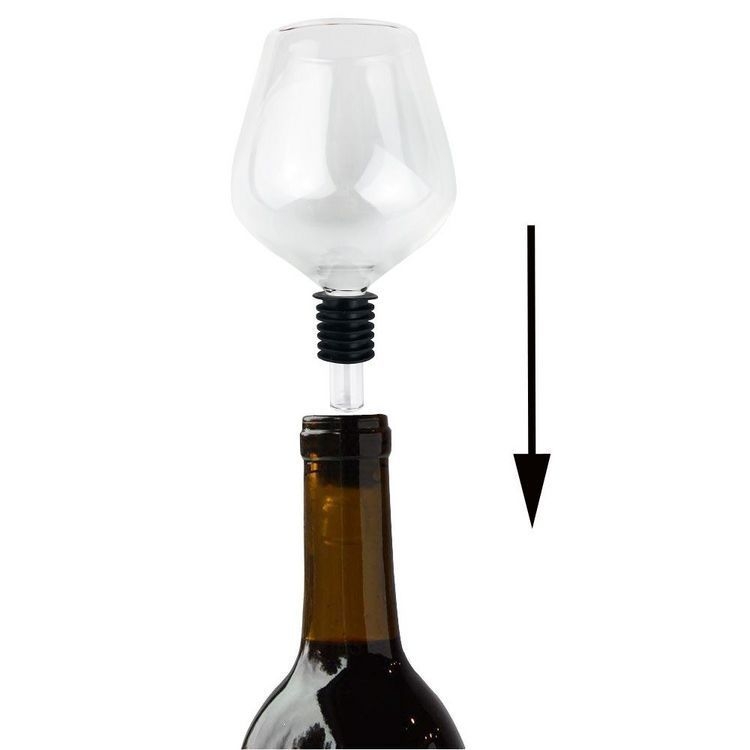 Decantor din sticlă rezistentă la temperatură, cu design plug-in, pentru uz casnic, pentru vin roșu