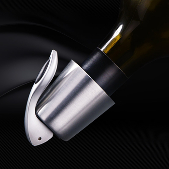 Stopper pentru vin din silicon cu etanșare vid din oțel inoxidabil 304 pentru sticle de vin