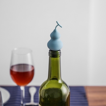 2022 Stop pentru sticlă de vin, în formă de dovleac, din silicon creativ, capac sigilat pentru conservarea prospețimii, decorativ pentru șampanie și vin roșu