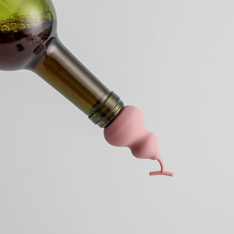 2022 Stop pentru sticlă de vin, în formă de dovleac, din silicon creativ, capac sigilat pentru conservarea prospețimii, decorativ pentru șampanie și vin roșu