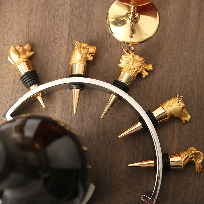 Dop metalic pentru sticla de vin cu Dragonul zodiacal – personalizat, de înaltă calitate