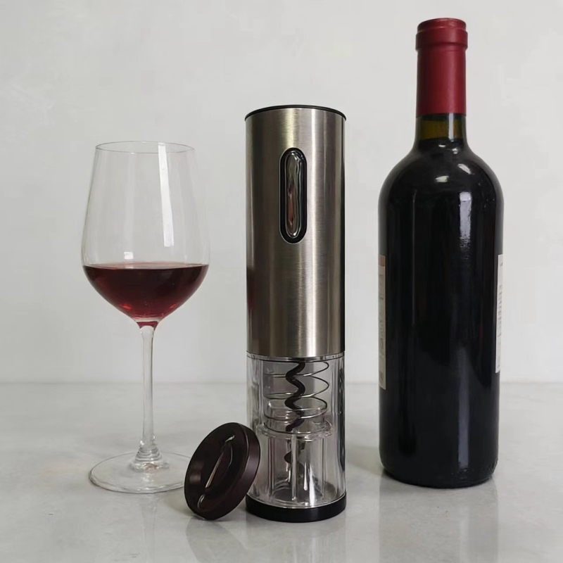 Deschizător electric automat pentru vin, în set cadou cu unelte din oțel inox, reîncărcabil