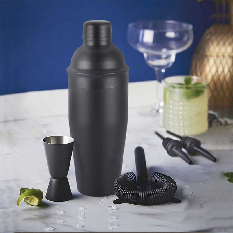 Set de 13 instrumente pentru cocktailuri din oțel inoxidabil, cu shaker, clips pentru gheață și strecurător