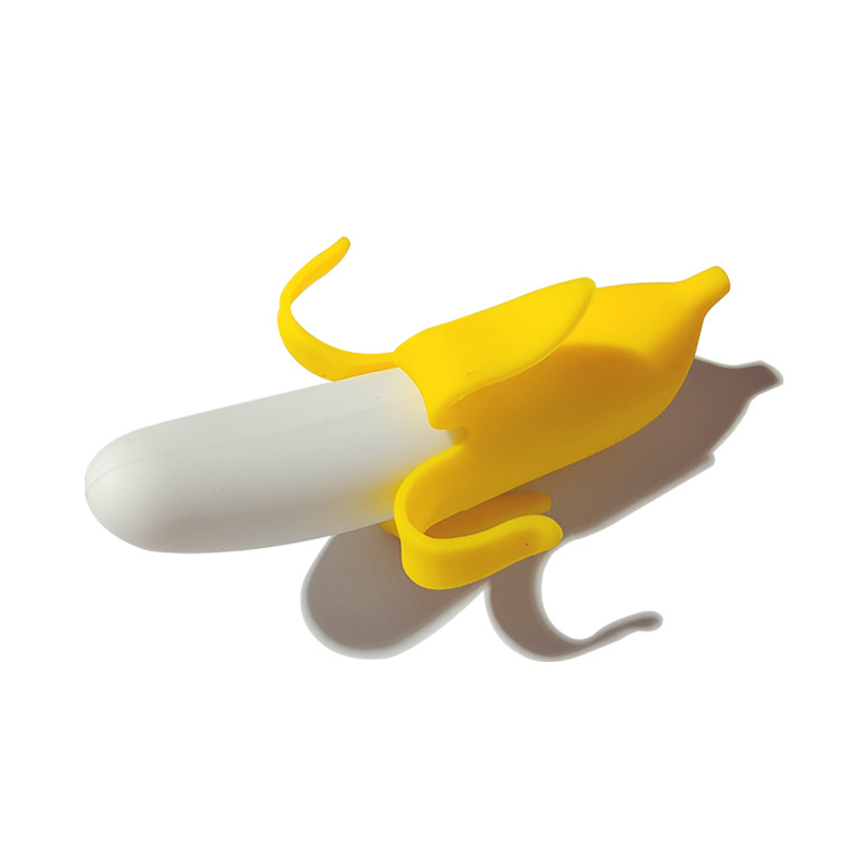 Dop din silicon în formă de banană pentru sticle de vin și șampanie
