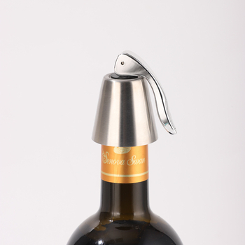 Dop de vin din oțel inoxidabil cu sigilare la vid, universal pentru vinuri și șampanie, utilizare casnică.