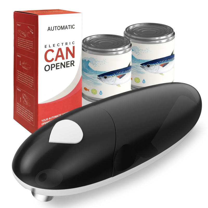 Deschizător electric de conserve portabil, multifuncțional, complet automat, cu mecanism magnetic