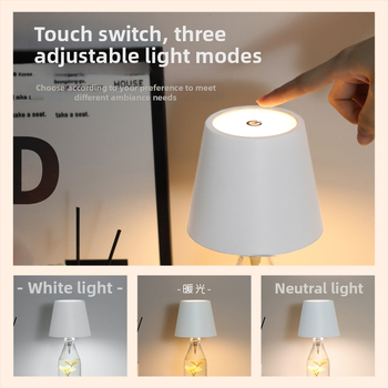 Lampa do fľaše vína s uzáverom – nočná svetlá a ambientné osvetlenie (dobíjateľná)