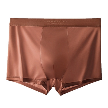 Luksuzne muške boxerice od Ice Silk satena, prozračne, antibakterijske, bešivne, velike veličine
