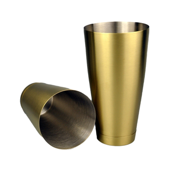 Set de cocktail din oțel inoxidabil — shaker Boston, set cu două piese: cană pentru amestecare, ustensile de bar