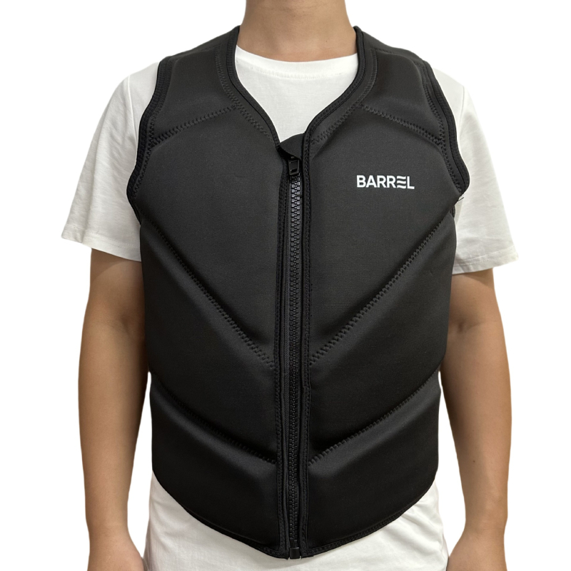 Barrel neopren životni prsluk za vodne sportove: surfing, rafting, paddleboarding; lagan, prenosiv, prozračan