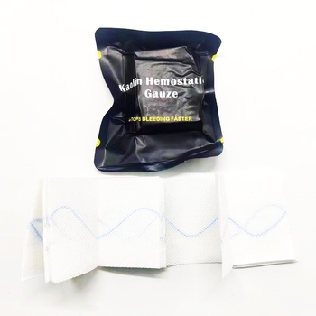 Nova TCCC kaolin gazu s chitosanom – hemostatska gaza