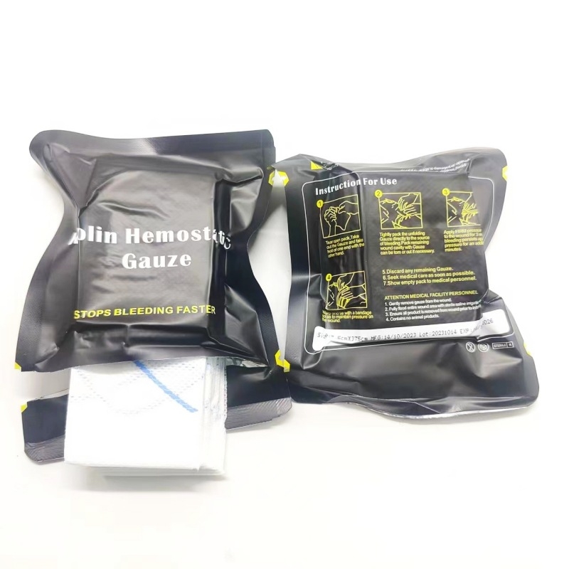 Nova TCCC kaolin gazu s chitosanom – hemostatska gaza
