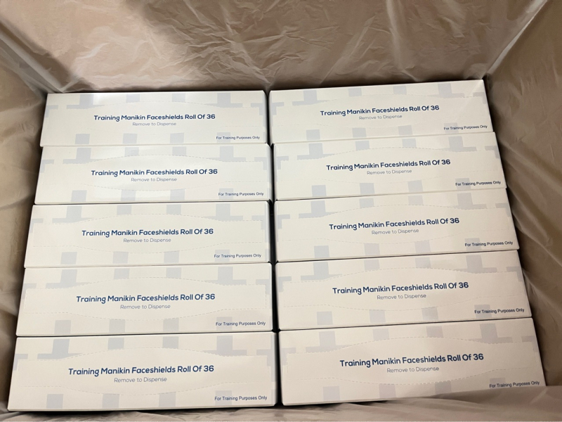 Jednokratne membrane za disanje za profesionalnu obuku, 36 komada po roli, 1 rola u kutiji