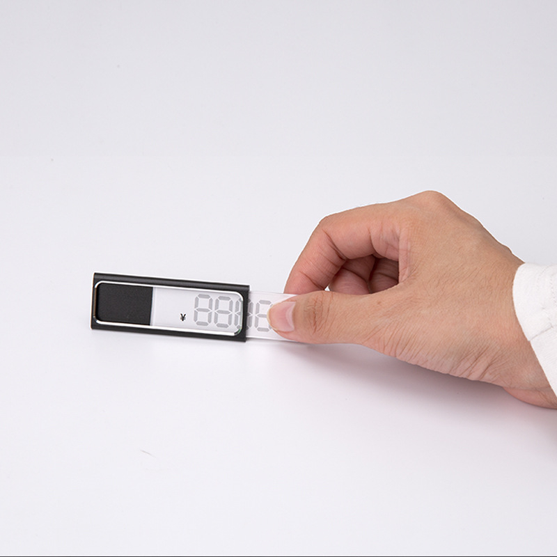 Panou metalic pentru prețuri cu etichetă digitală de preț pentru vin, bijuterii și ceai