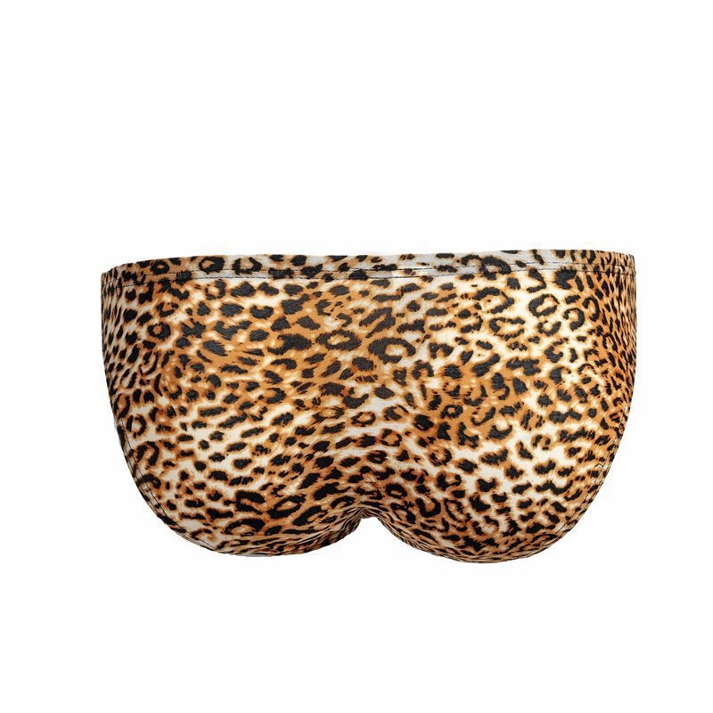 Muške gaćice s leopard uzorkom, mrežaste, prozračne