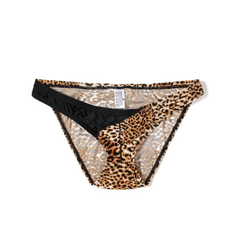 Muške gaćice s leopard uzorkom, mrežaste, prozračne