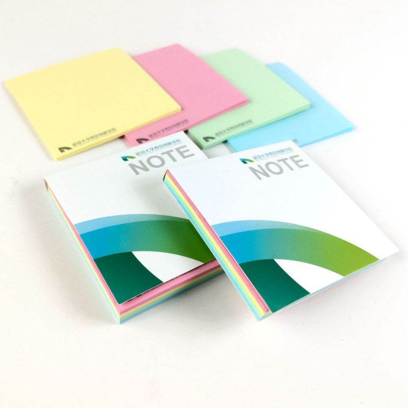 Bloc de notițe desenat personalizat, forme speciale, 7,5 cm, notițe cu logo