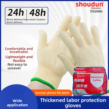 Mănuși de protecție tricotate din nailon – antiderapante, respirante, rezistente la ulei, uzură, multifuncționale pentru șantier