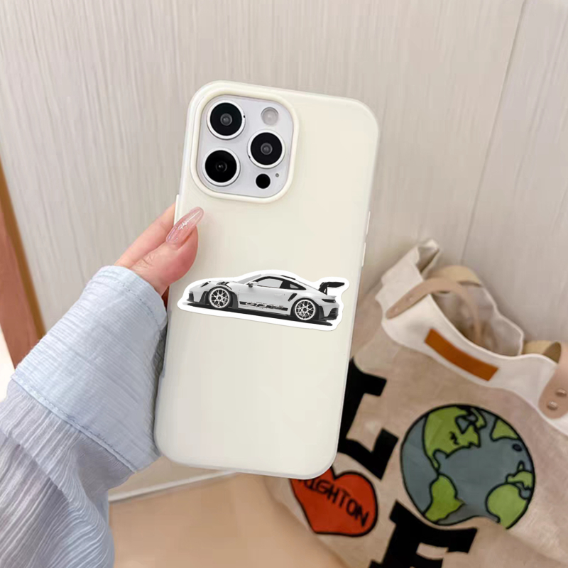 Set de 70 autocolante impermeabile DIY cu teme auto pentru laptopuri, sticle de apă, caiete, agende și valize