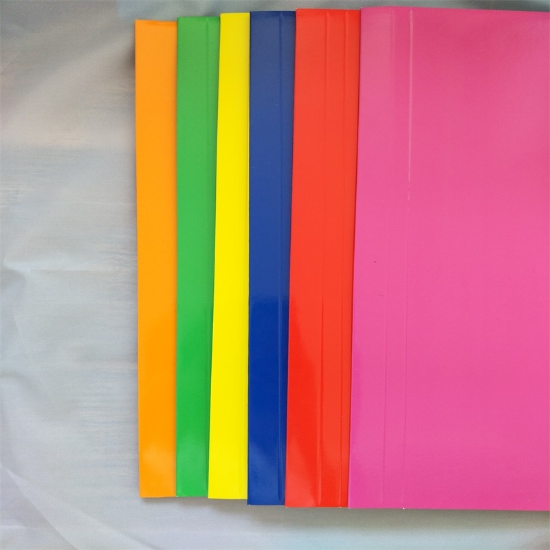 Mapă A4 cu bandă elastică, modelul 988, hârtie colorată, papetărie de birou