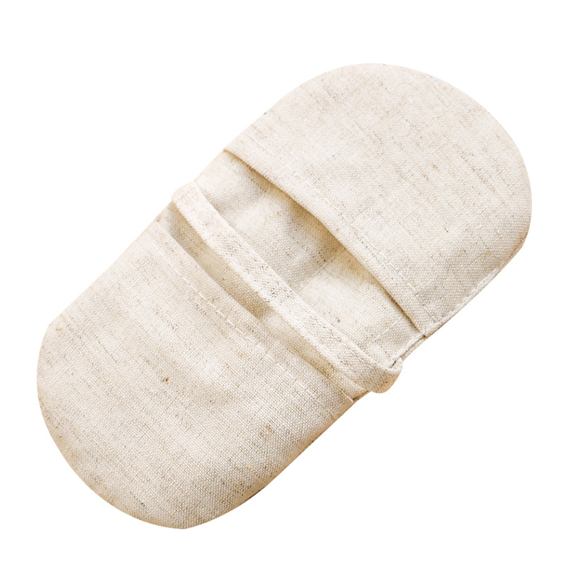Mănuși termice din bumbac și in, stil japonez, pentru mâneri de oale, compatibile cu cuptor cu microunde și cuptor, bucătărie, anti-arzuri, cu posibilitatea de agățare
