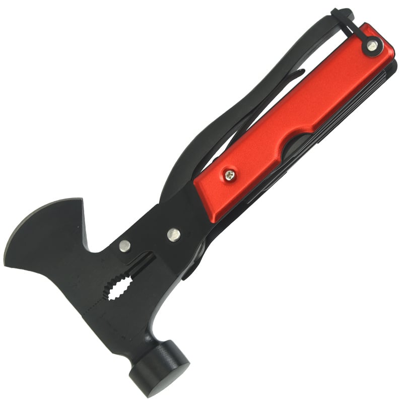 Topor-ciocan din oțel inoxidabil, multifuncțional pentru exterior, instrument portabil de salvare auto cu spargerea geamurilor
