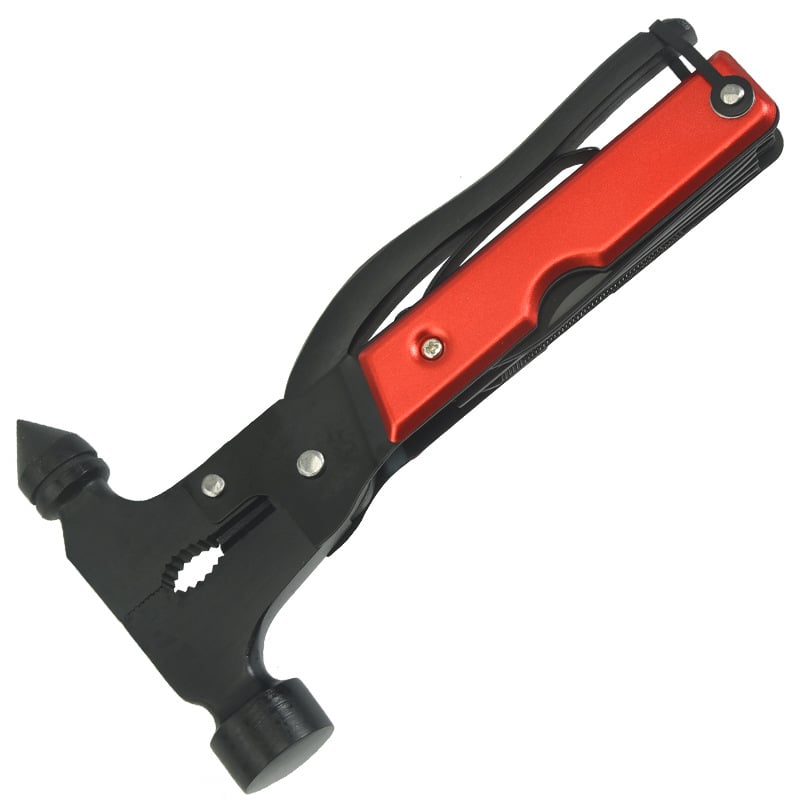Topor-ciocan din oțel inoxidabil, multifuncțional pentru exterior, instrument portabil de salvare auto cu spargerea geamurilor