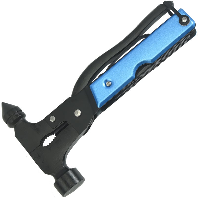 Topor-ciocan din oțel inoxidabil, multifuncțional pentru exterior, instrument portabil de salvare auto cu spargerea geamurilor