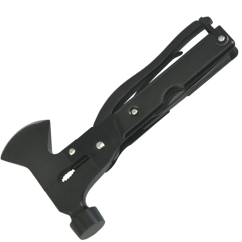 Topor-ciocan din oțel inoxidabil, multifuncțional pentru exterior, instrument portabil de salvare auto cu spargerea geamurilor