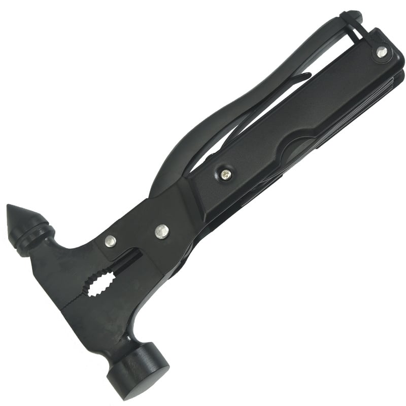 Topor-ciocan din oțel inoxidabil, multifuncțional pentru exterior, instrument portabil de salvare auto cu spargerea geamurilor