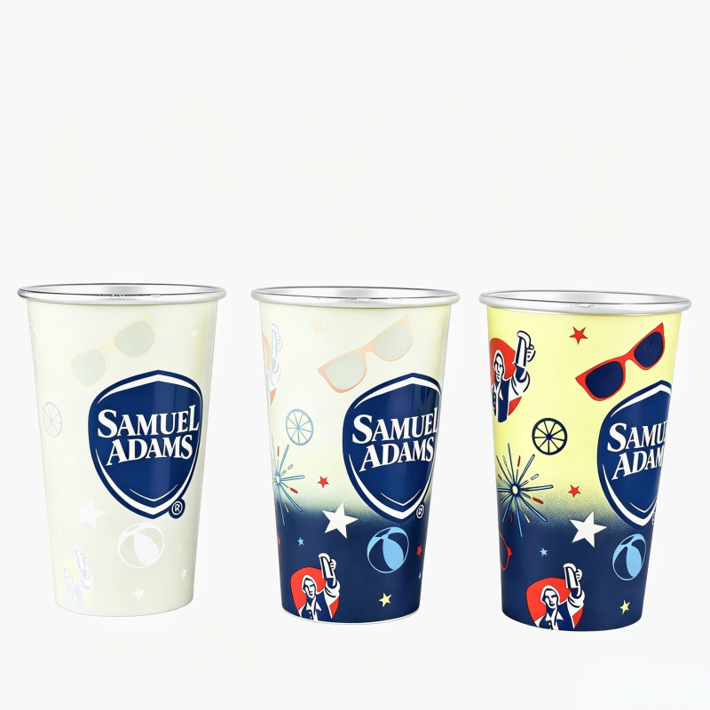 Cana din aluminiu care își schimbă culoarea, 401–500 ml, personalizabilă pentru băuturi reci, design modern minimalist