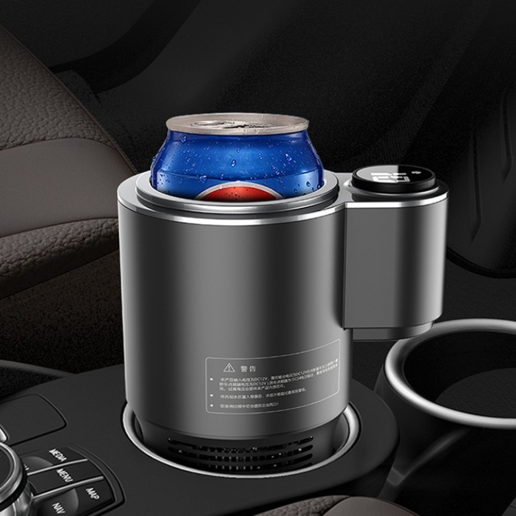 Frigider auto cu răcire și încălzire, 5 L, aliaj de aluminiu, 12V