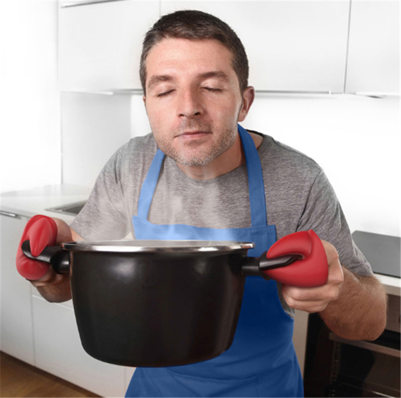 Mănuși din silicon termoizolante pentru bucătărie, cu clește pentru homar și crabi
