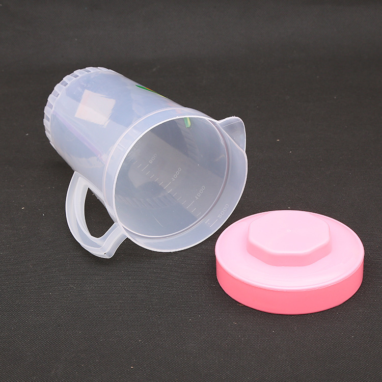 Pahar de bere din plastic, formă rotundă, capacitate mare
