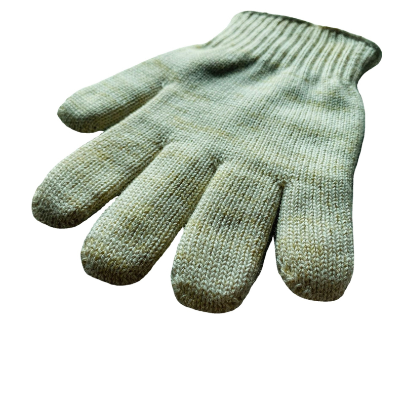 Mănuși rezistente la temperaturi înalte, amestec aramidă-bumbac, Micro-gradient, 23 cm lungime, albe, mărimea M