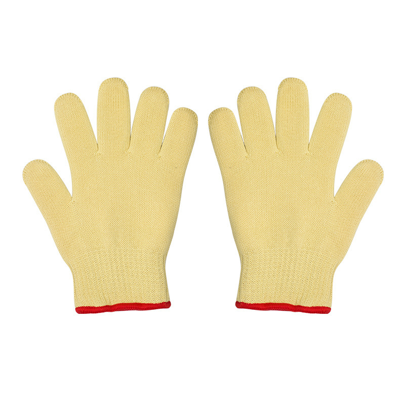 Mănuși din aramidă, două straturi, rezistente la temperaturi înalte, rezistente la tăieturi, ignifuge, pentru cuptorul cu microunde, protecție la arsură, uz industrial