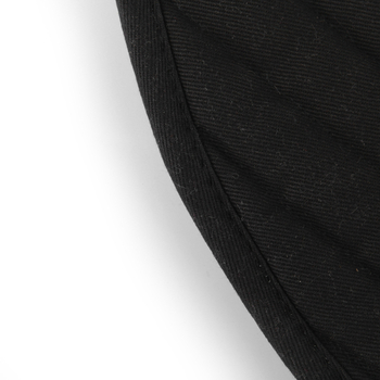 Mănuși din silicon pentru cuptor, negre, cu model twill, rezistente la temperaturi înalte, antiderapante, 18x33 cm