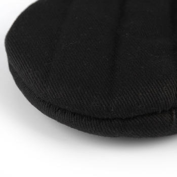 Mănuși din silicon pentru cuptor, negre, cu model twill, rezistente la temperaturi înalte, antiderapante, 18x33 cm