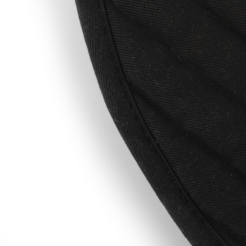 Mănuși din silicon pentru cuptor, negre, cu model twill, rezistente la temperaturi înalte, antiderapante, 18x33 cm