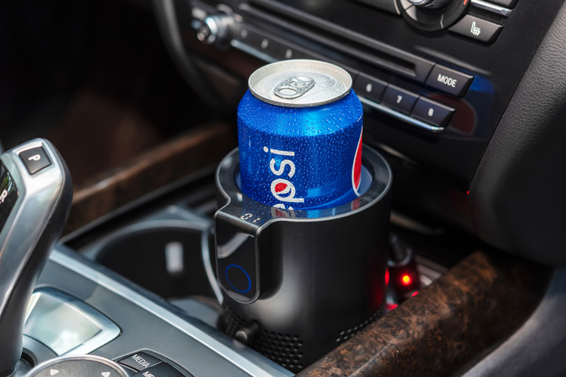 12V auto šalica za grijanje i hlađenje s LED zaslonom, pametno grijanje i hlađenje, automatsko isključivanje