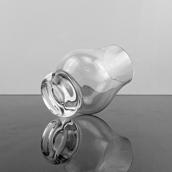 Crystal Vision pahar din cristal fără plumb, turnat manual, 130 ml, design elegant de nișă pentru whisky și băuturi reci