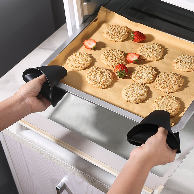 Clește din silicon cu izolație termică, protecție anti-arși, formă de cioc de rață, ustensilă de bucătărie, culoare personalizabilă, protecție la temperaturi înalte
