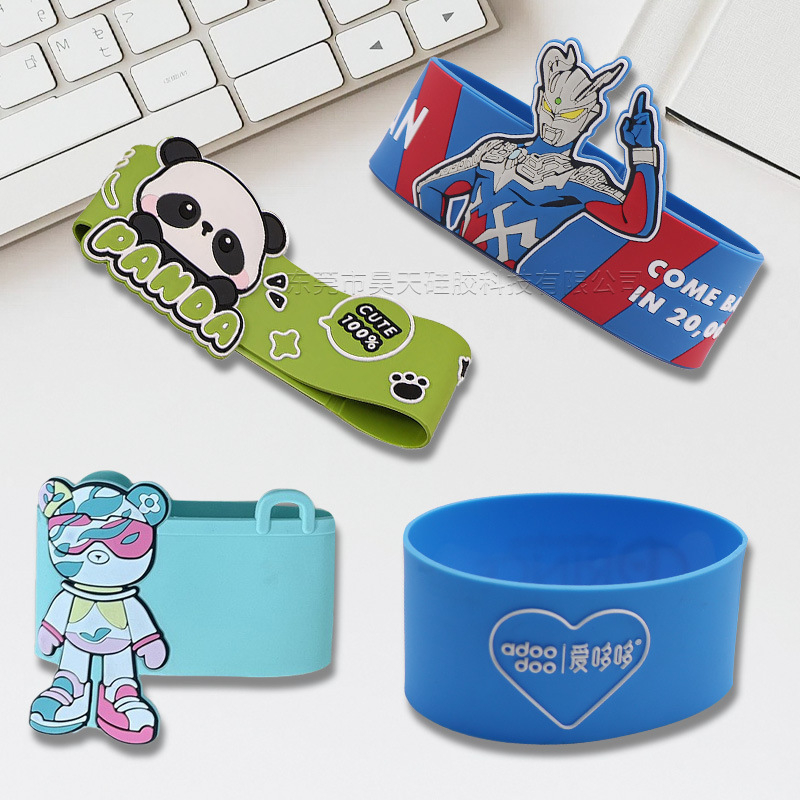 Manșon din silicon pentru ceașă, design desen animat, PVC anti-arzuri și izolație termică pentru ceașca de cafea – personalizabil